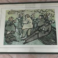 Mino maccari quadro litografia