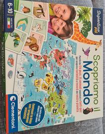 gioco puzzle scopriamo il mondo clementoni 