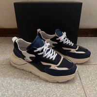 D.A.T.E Fuga Canvas Blue