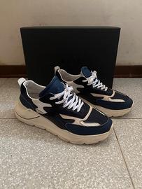 D.A.T.E Fuga Canvas Blue