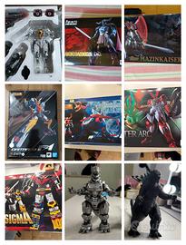 Devilman, Gaiking, God Sigma, Mazinkaiser e altri