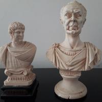Statuine Giulio Cesare e Nerone (Made in Italy)