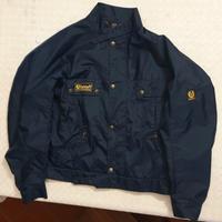 Belstaff giubbotto uomo corto tg XL blu navy