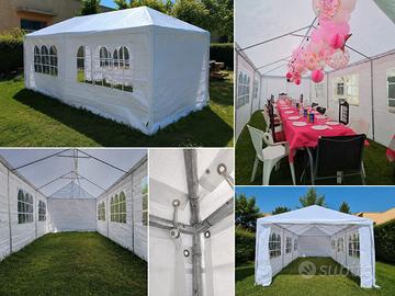 Tendone gazebo  6x3 impermeabile completo 