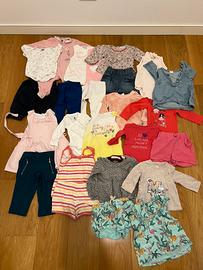 Lorto Vestiti bambina 50 pezzi