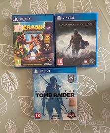 3 giochi PS4 - nuovi