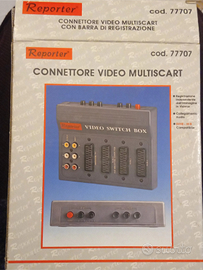 Connettore video multiscart, barra d registrazione