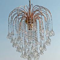 Lampadario in vetro di Murano stile Venini 