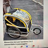 Rimorchio bici