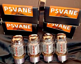 Quartetto Valvole PSVANE KT88PT Matched Quad NUOVE