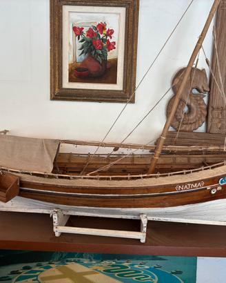 Barca in legno da arredamento