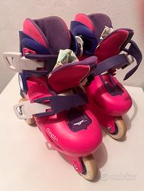 Roller bambina Decathlon + protezioni