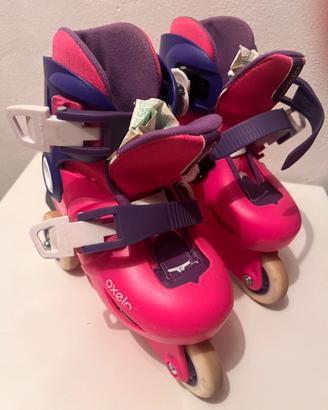 Roller bambina Decathlon + protezioni