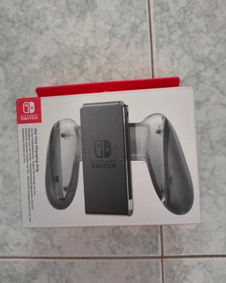 Impugnatura ricarica Joy-Con Nintendo Switch nuova