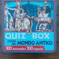 Box cofanetto carte quiz  Mondo Antico