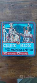 Box cofanetto carte quiz  Mondo Antico