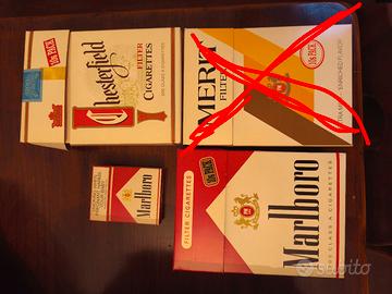  Scatole Sigarette  Marlboro, Chesterfield 