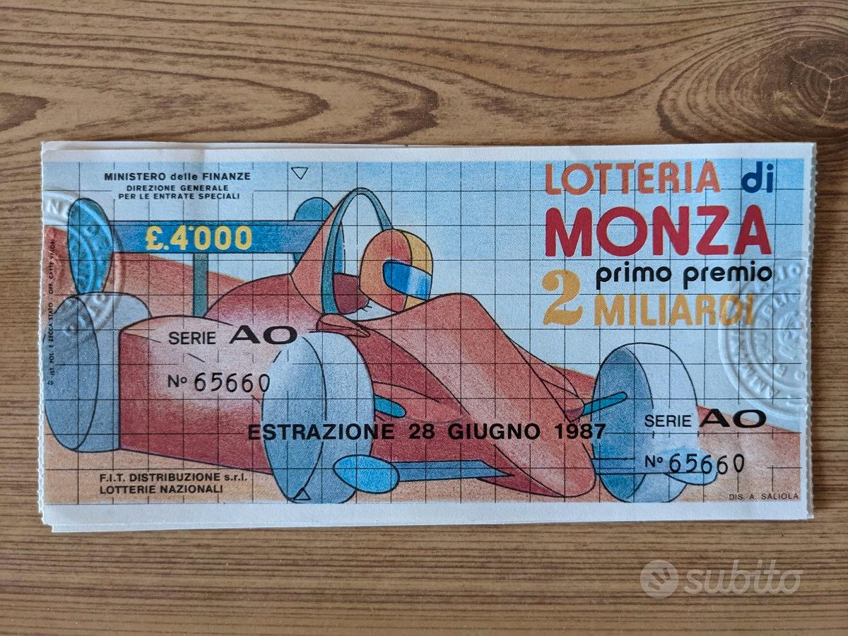 100 biglietti lotteria anni ottanta - Vintage - Collezionismo In vendita a  Roma