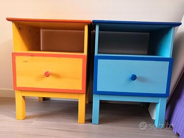 2 Comodini Ikea tarva bambini