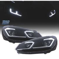 FARI VOLKSWAGEN VW GOLF 6 08-13 LOOK ARGENTO GOLF 