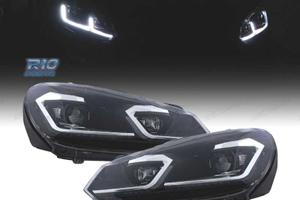 FARI VOLKSWAGEN VW GOLF 6 08-13 LOOK ARGENTO GOLF 