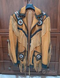 Giacca Western pelle nativi americani jacket 