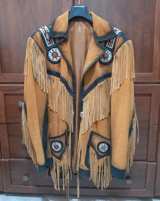 Giacca Western pelle nativi americani jacket 