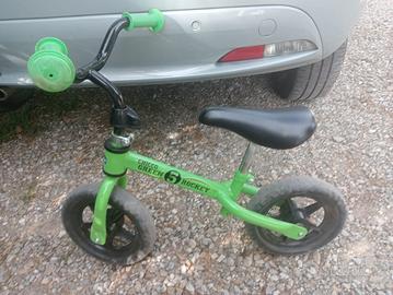 Green Rocket Bicicletta senza pedali + casco