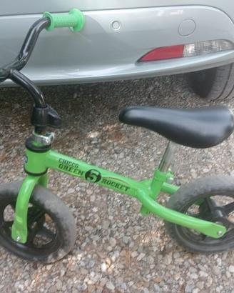 Green Rocket Bicicletta senza pedali + casco