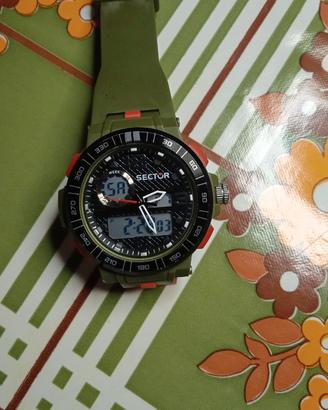orologio da uomo sector sia digitale che analogico