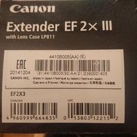 canon extender ef 2x III