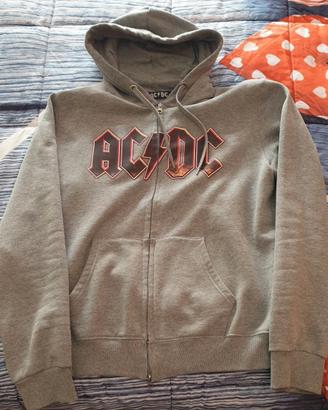 Felpa con cappuccio ac/dc taglia xl