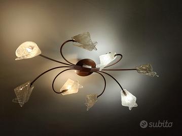 lampadario e lampada da pavimento 
