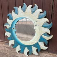 Specchio decorativo sole e luna - stile fantasy