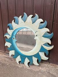 Specchio decorativo sole e luna - stile fantasy