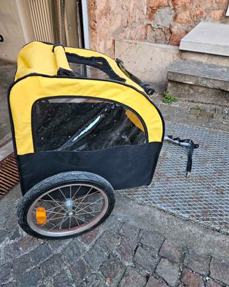 Carrellino bici per cani