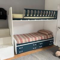 Letto a castello ragazzi Moretti Compact