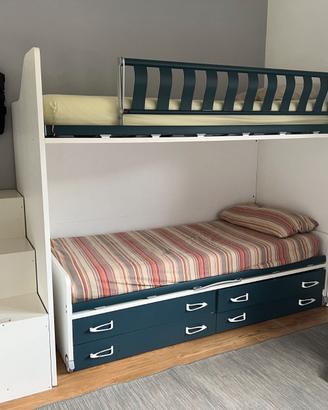 Letto a castello ragazzi Moretti Compact