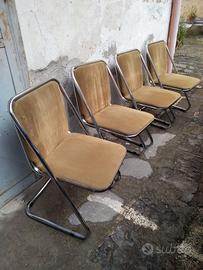 4 sedie vintage di desainer