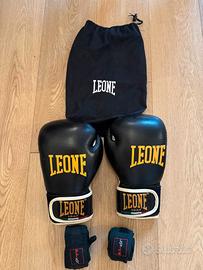 Guantoni da boxe Leone 1947 Italy GN039 neri
