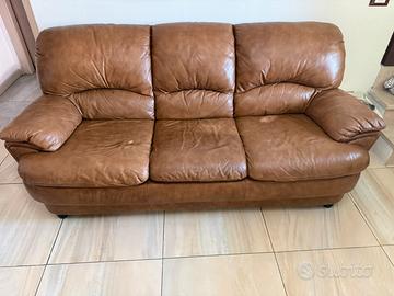 Divano letto in Pelle.