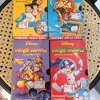 Lotto VHS Disney Video Family 4 pezzi videocassett