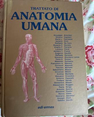Anastasi Anatomia Umana Quarta Edizione 3 volumi