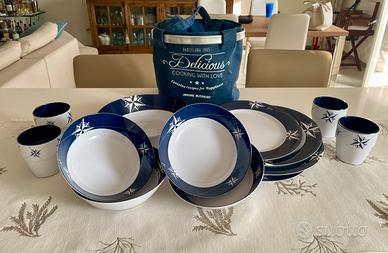 Set completo stoviglie Marine Business