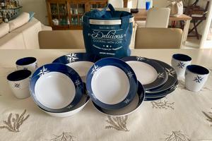 Set completo stoviglie Marine Business