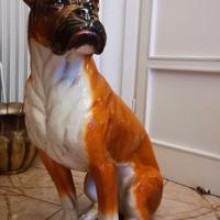 Statua di cane (razza boxer) - dimensioni naturali