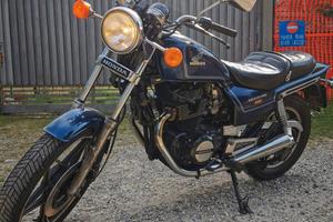 Moto d'epoca Honda Nightawk 450 blu