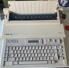 Macchina da scribere olivetti PT506