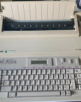 Macchina da scribere olivetti PT506