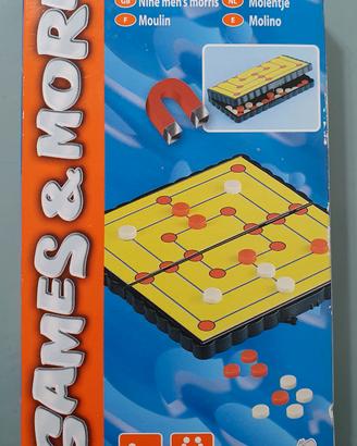 Tavola a mulino magnetico pieghevole. Marca Simba.